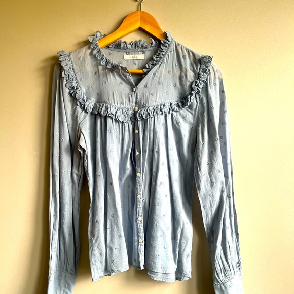 Blue Doen blouse - Picture 2 of 3
